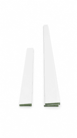 Kit Guarnição de Encaixe MDF - Fundo Prime Branco 7cm 2