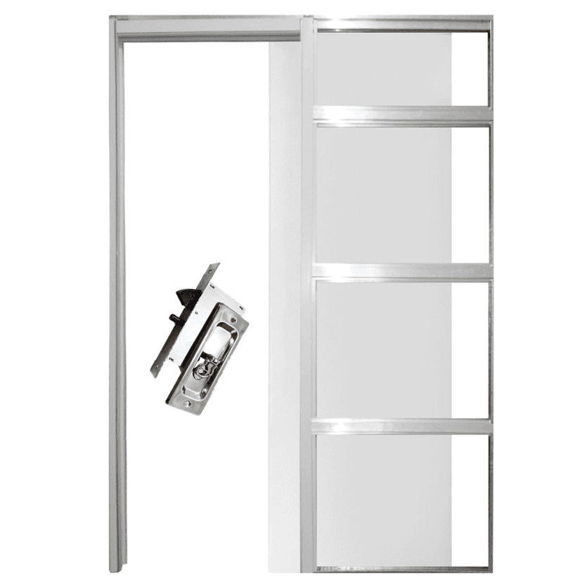 Porta de Correr Embutida na Parede - Modelo Essencial -