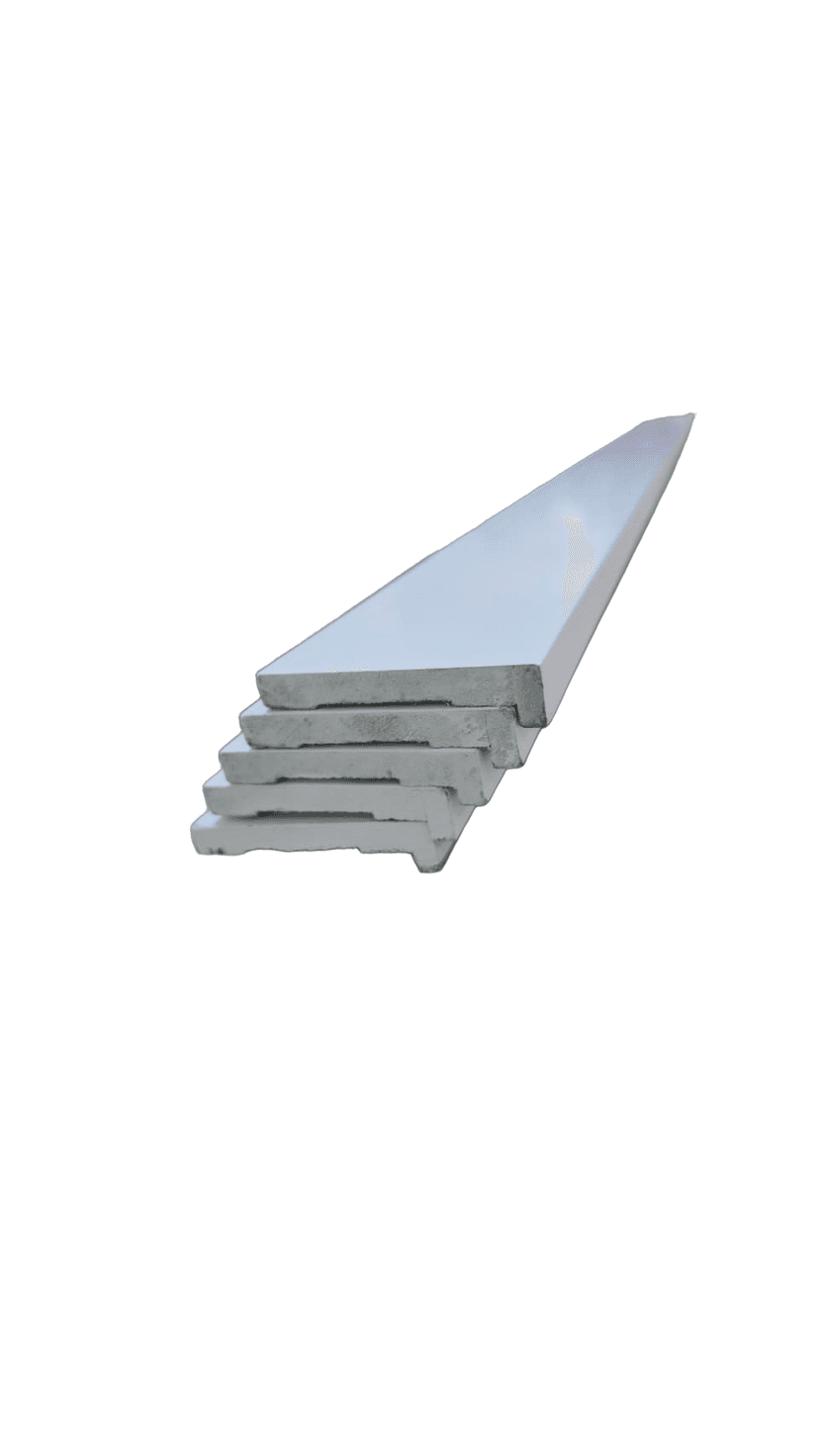 Kit Guarnição de Encaixe MDF - Fundo Prime Branco 7cm